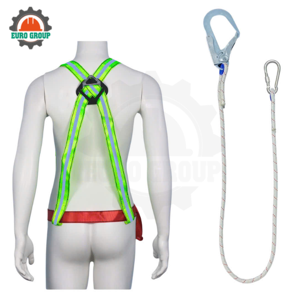 Dây đai bán thân M5 1 móc sắt dây thừng