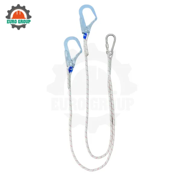 Dây đai bán thân M6 2 móc sắt dây thừng