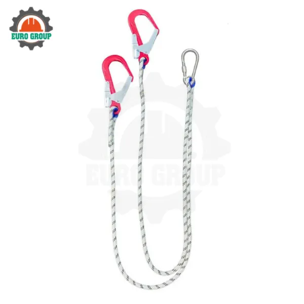 Dây đai bán thân M6 2 móc sắt dây thừng