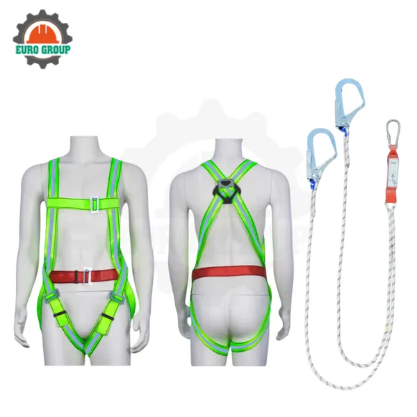 Dây đai toàn thân F8 2 móc sắt dây thừng giảm xóc