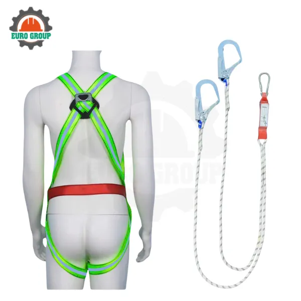 Dây đai toàn thân F8 2 móc sắt dây thừng giảm xóc