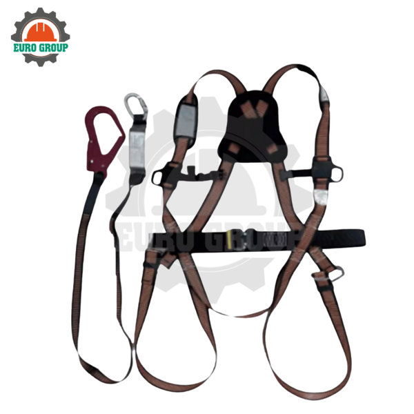 Dây an toàn bán thân một móc nhôm Kukje PE bản rộng 5cm