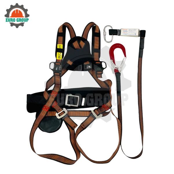 Dây an toàn bán thân một móc nhôm Kukje PE bản rộng 5cm