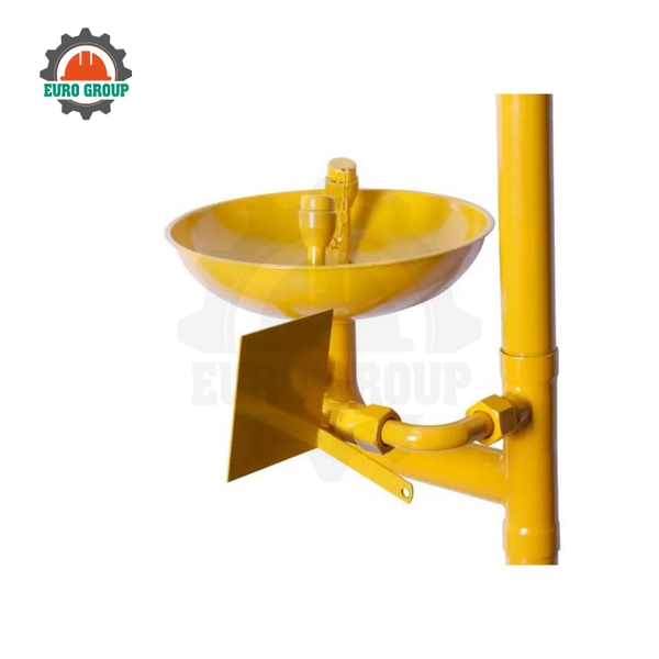 Dụng Cụ Rửa Mắt Khẩn Cấp Inox 304 Có Chân Đạp