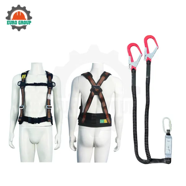 Dây đai bán thân EB2 2 móc khóa bấm giảm xóc