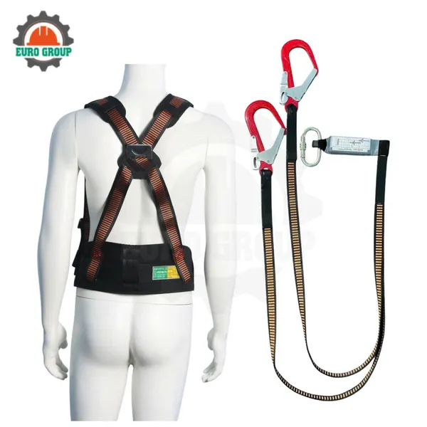 Dây đai bán thân EB4 2 móc khóa bấm giảm xóc