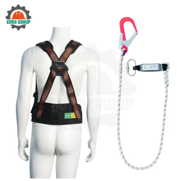 Dây đai bán thân EB7 1 móc khóa bấm giảm xóc