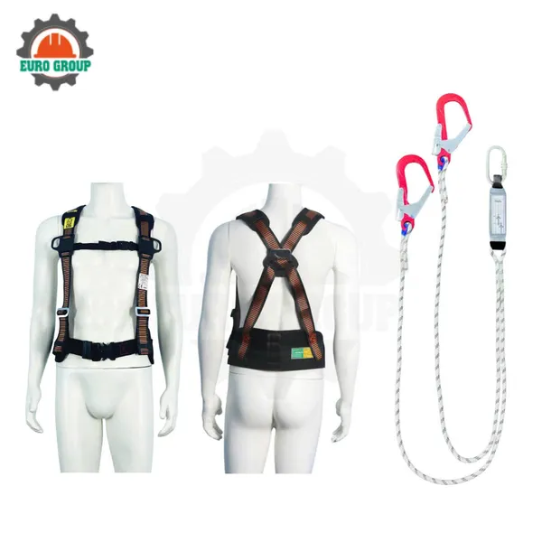 Dây đai bán thân EB8 2 móc khóa bấm giảm xóc