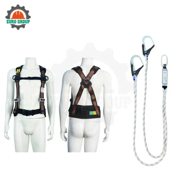 Dây đai bán thân EB8 2 móc khóa bấm giảm xóc