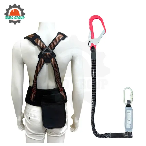 Dây đai bán thân EBD1 1 móc khóa bấm giảm xóc