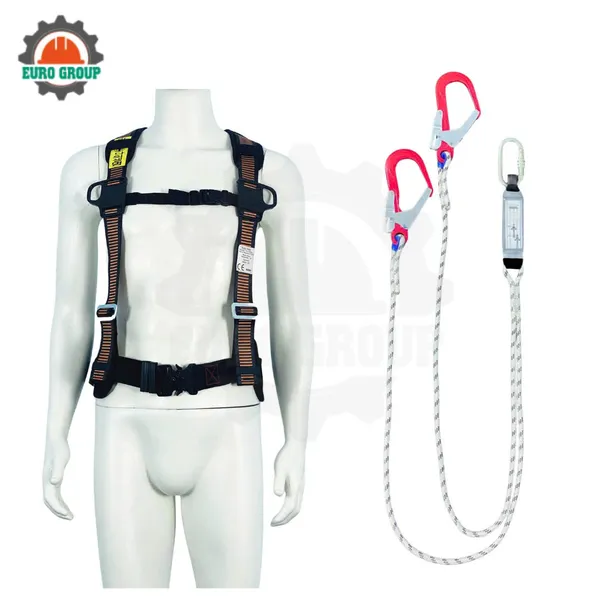 Dây đai bán thân EBD8 2 móc khóa bấm giảm xóc