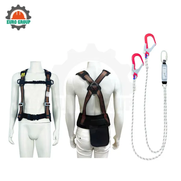 Dây đai bán thân EBD8 2 móc khóa bấm giảm xóc