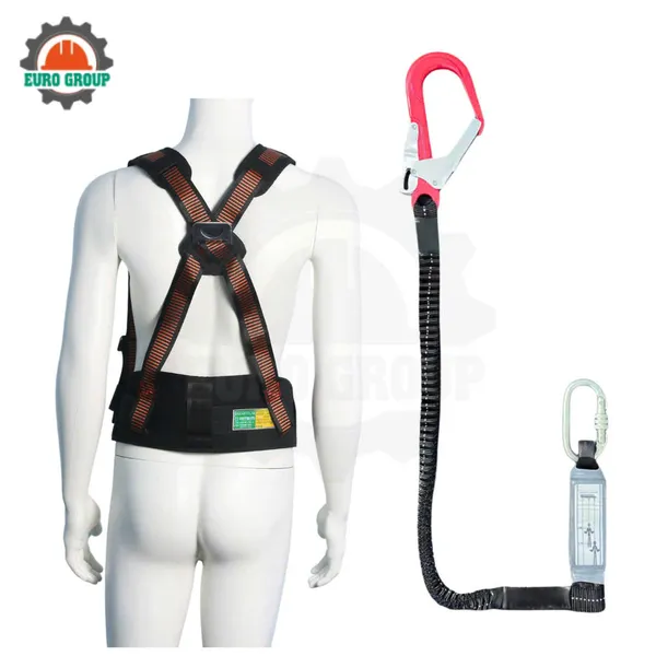 Dây đai bán thân EV1 khóa vuông 1 móc giảm xóc