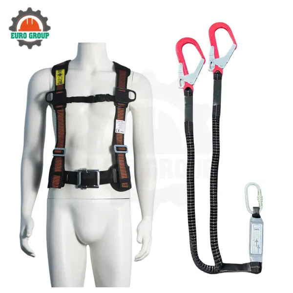 Dây đai bán thân EV2 khóa vuông 2 móc giảm xóc