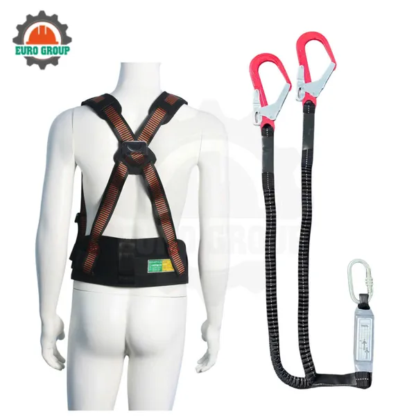 Dây đai bán thân EV2 khóa vuông 2 móc giảm xóc