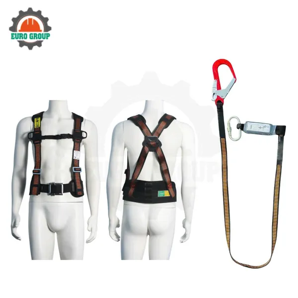 Dây đai bán thân EV3 khóa vuông 1 móc giảm xóc