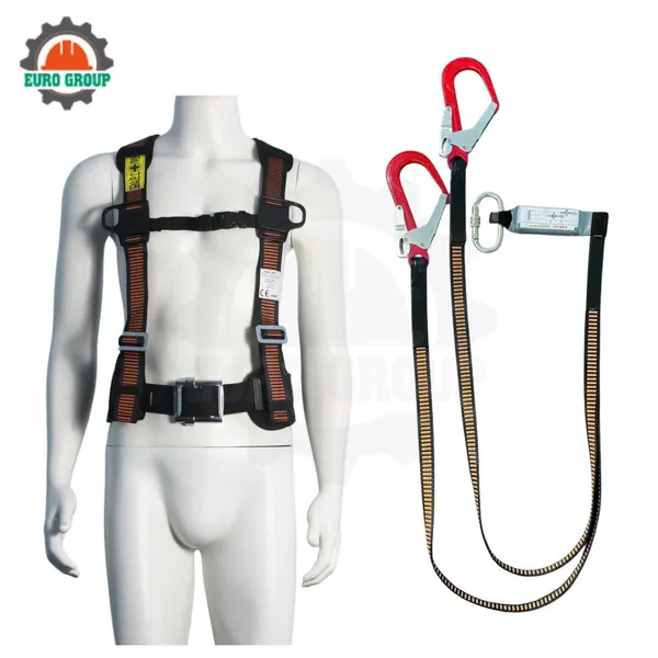 Dây đai bán thân EV4 khóa vuông 2 móc giảm xóc