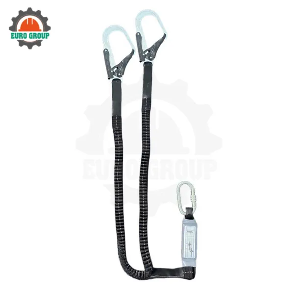 Dây đai bán thân EVD2 khóa vuông 2 móc giảm xóc