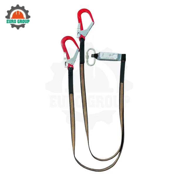 Dây đai bán thân EVD4 khóa vuông 2 móc giảm xóc