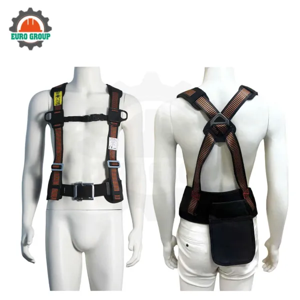 Dây đai bán thân EVD7 khóa vuông 1 móc giảm xóc