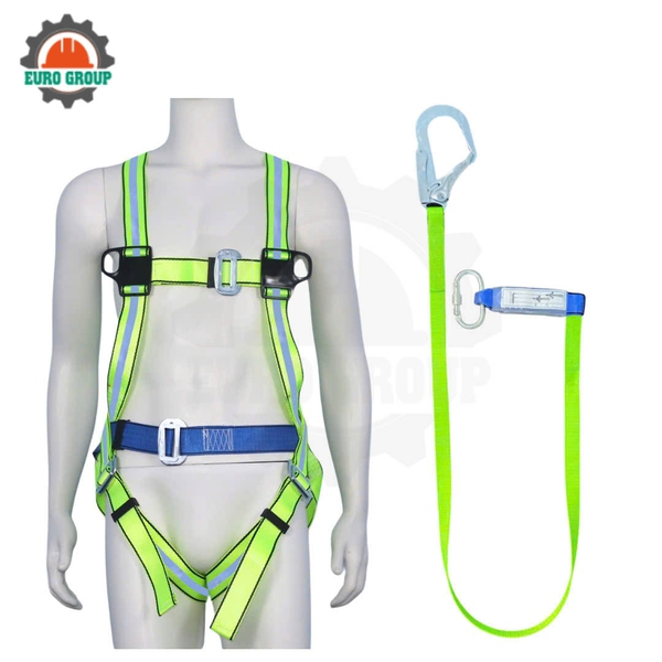 Dây đai toàn thân G3 khóa nẹp 1 móc giảm xóc