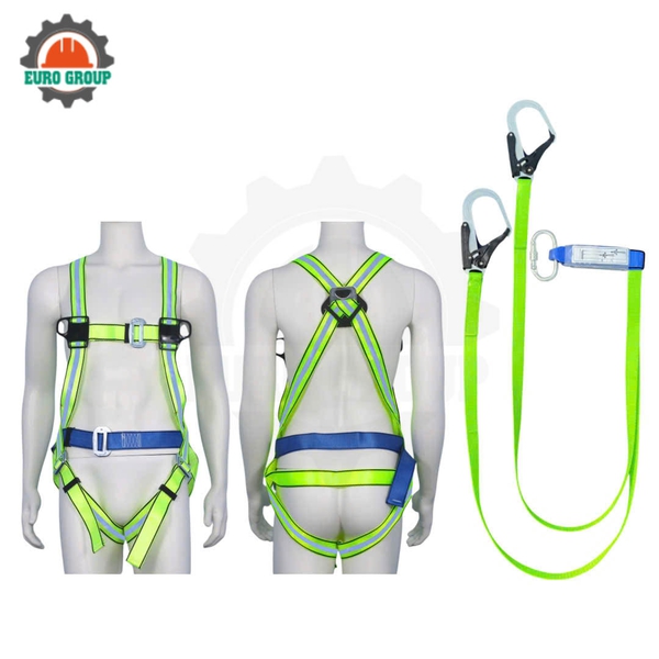 Dây đai toàn thân G4 khóa nẹp 2 móc giảm xóc