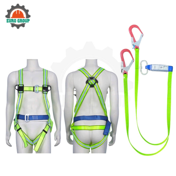Dây đai toàn thân G4 khóa nẹp 2 móc giảm xóc
