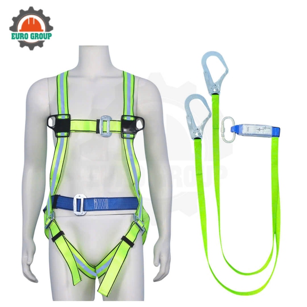 Dây đai toàn thân G4 khóa nẹp 2 móc giảm xóc