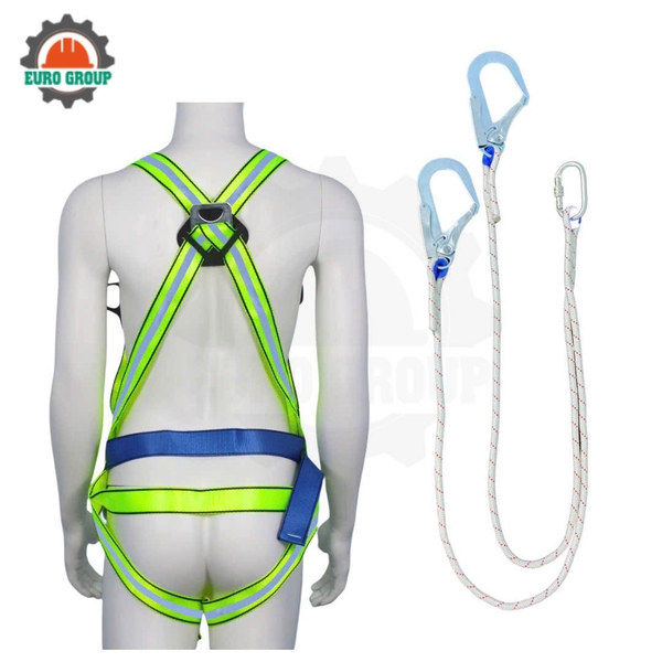 Dây đai toàn thân G6 khóa nẹp 2 móc dây thừng