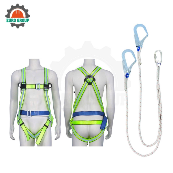 Dây đai toàn thân G6 khóa nẹp 2 móc dây thừng