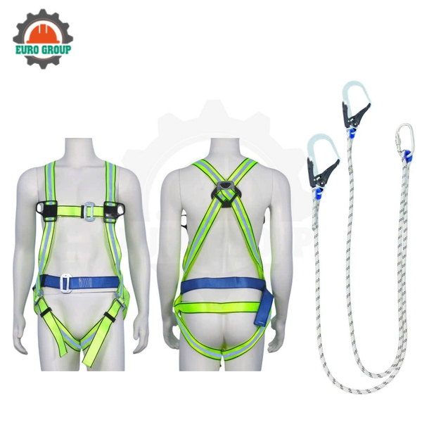 Dây đai toàn thân G6 khóa nẹp 2 móc dây thừng