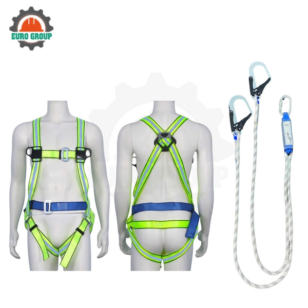 Dây đai toàn thân G8 khóa nẹp 2 móc giảm xóc
