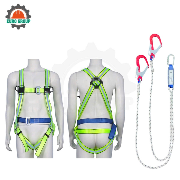 Dây đai toàn thân G8 khóa nẹp 2 móc giảm xóc