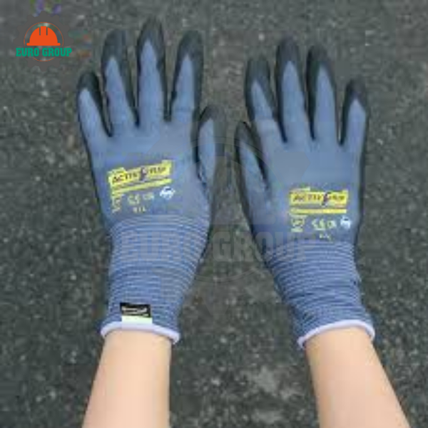 Găng Tay Đa Dụng Chống Dầu Towa 581 Phủ Nitrile, Lót Nylon Liền Mạch, Công Nghệ MicroFinish®