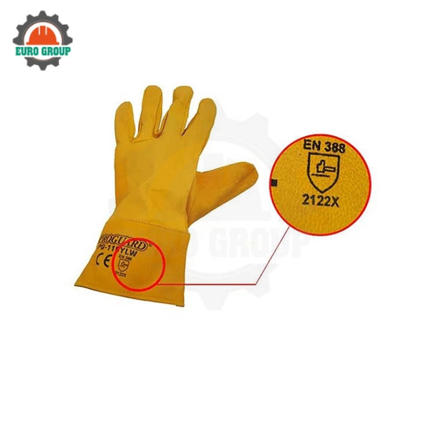 Găng tay da hàn Proguard PG-119-YL