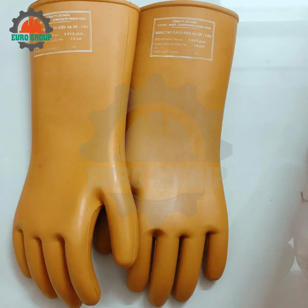 Găng Tay Cao Su Cách Điện Hạ Áp Cao Su Tự Nhiên Bảo Hộ Điện