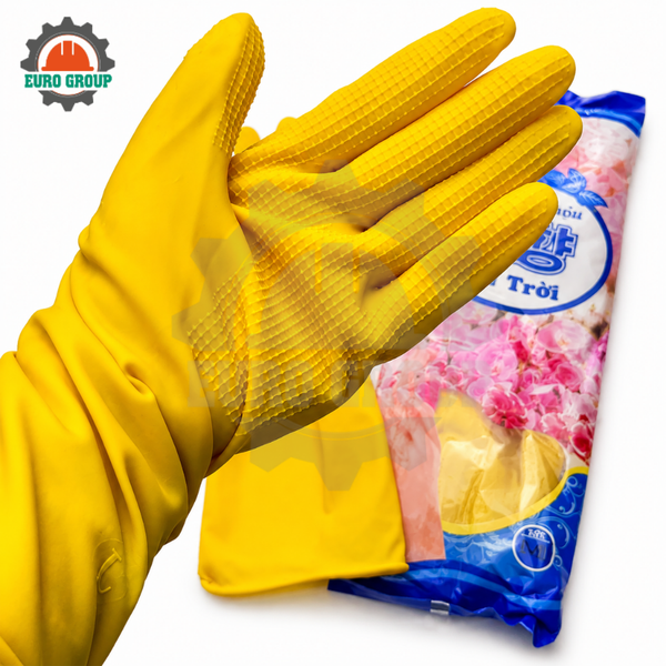 Găng Tay Cao Su Mặt Trời Gia Dụng Chống Nước Chống Dầu