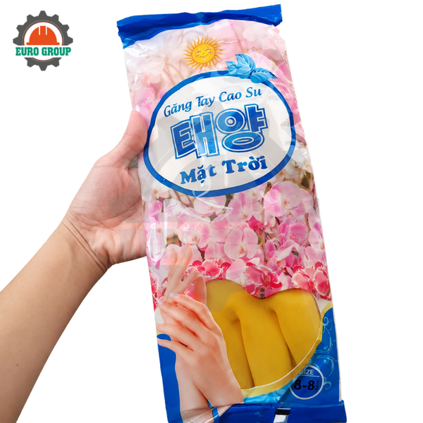 Găng Tay Cao Su Mặt Trời Gia Dụng Chống Nước Chống Dầu