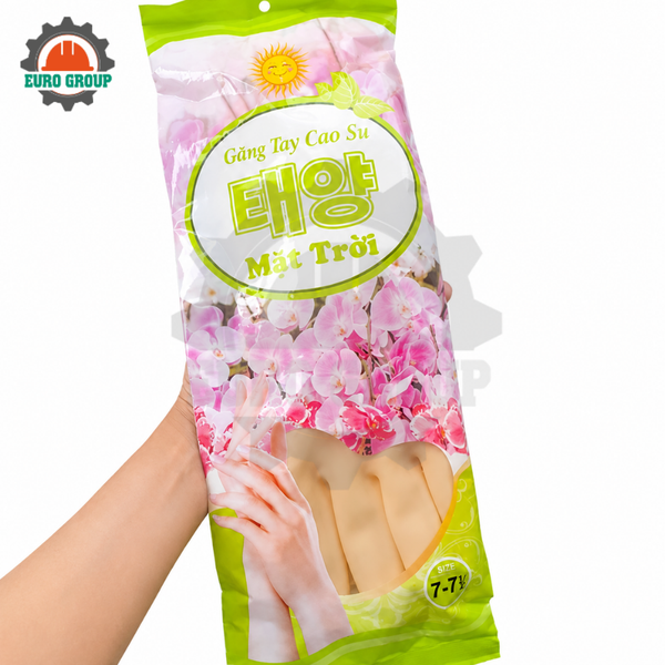 Găng Tay Cao Su Mặt Trời Gia Dụng Chống Nước Chống Dầu