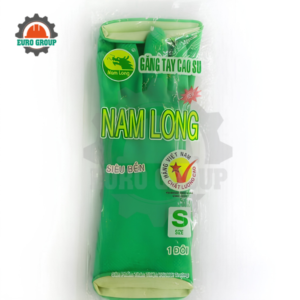 Găng Tay Cao Su Siêu Bền Nam Long Dài Giữa Cánh Tay, Chống Trơn Trượt