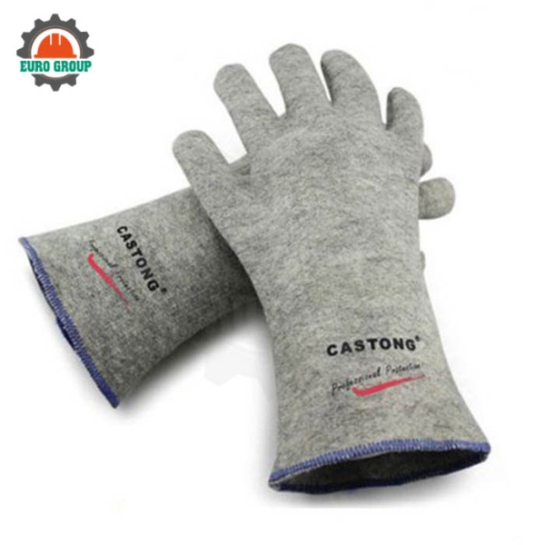 Găng Tay Chịu Nhiệt 300 Độ C Castong Màu Xám GKKK35-33