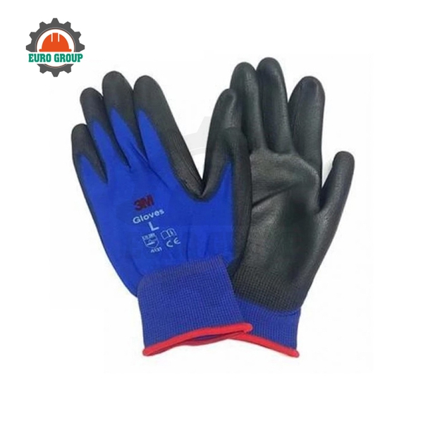 Găng Tay Chống Cắt LV1 Xanh Đen 3M Chống Trơn Trượt, Ôm Tay