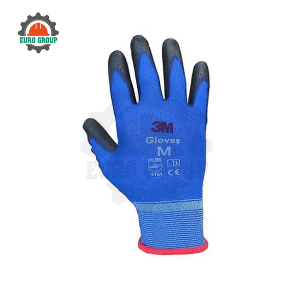 Găng Tay Chống Cắt LV1 Xanh Đen 3M Chống Trơn Trượt, Ôm Tay