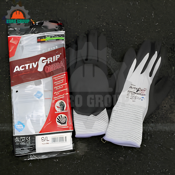 Găng Tay Chống Cắt Và Chống Dầu Towa ActivGrip Omega 540, Lót HPPE 13-Gauge, Công Nghệ MicroFinish