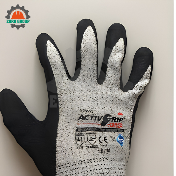 Găng Tay Chống Cắt Và Chống Dầu Towa ActivGrip Omega 540, Lót HPPE 13-Gauge, Công Nghệ MicroFinish