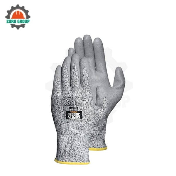 Găng Tay Jogger Shield Chống Cắt HPPE Phủ PU Bám Tốt