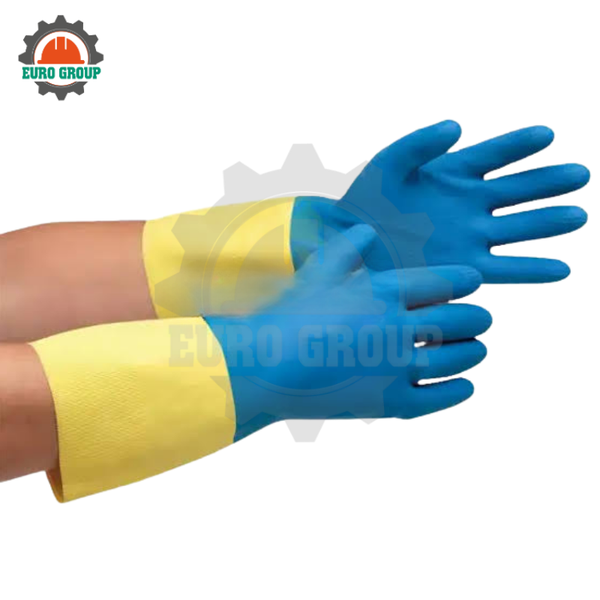  Găng Tay Chống Hóa Chất Chống Dầu Towa 268 Dài 33cm, Cao Su Chloroprene, Chống Rách