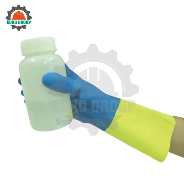  Găng Tay Chống Hóa Chất Chống Dầu Towa 268 Dài 33cm, Cao Su Chloroprene, Chống Rách