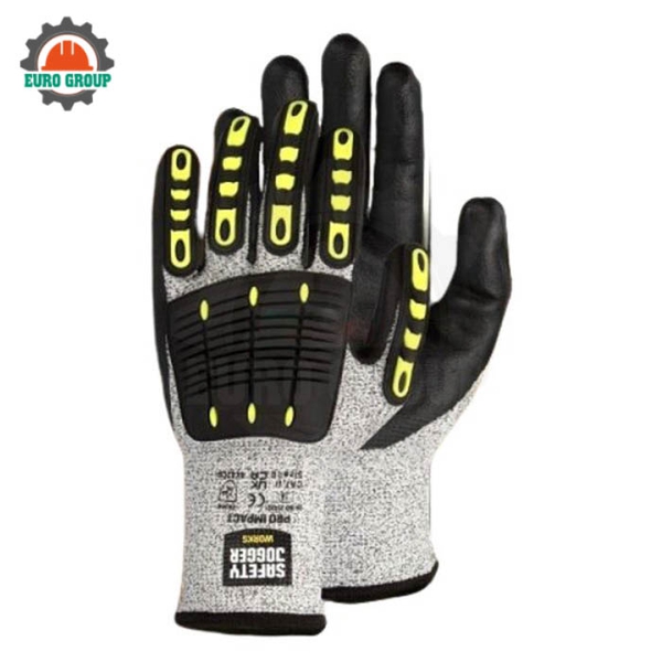 Găng Tay Jogger ProImpact Chống Va Đập Chống Cắt Phủ Nitrile