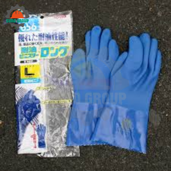 Găng Tay Công Nghiệp Hóa Dầu, Chống Cắt PVC + Kevlar Towa OR656 KEV Chống Thấm, Lót Kevlar® 13-Gauge